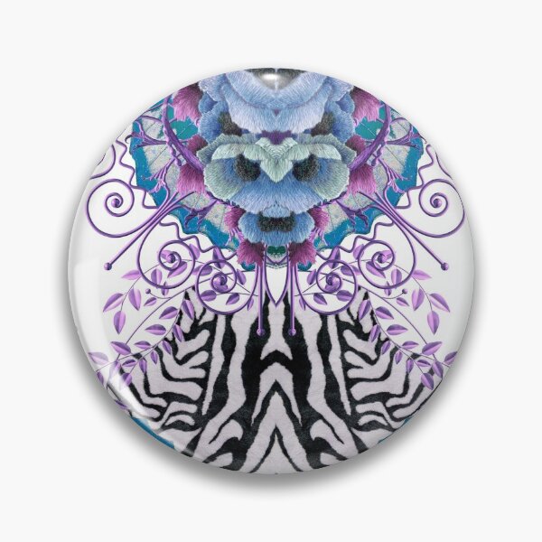 Item preview, Purple Blue Zebra designed and sold by KissingCockatoo.