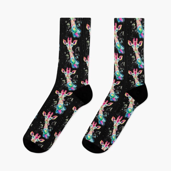 Artikelvorschau, Helles Aquarell-Giraffen-Kunst-Geschenk-Design-T-Shirt entworfen und verkauft von NartuSorts.