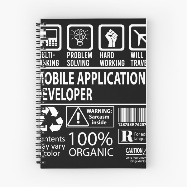 Item preview, Mobile Application Developer T Shirt - MultiTasking Certified Job Gift Item Tee designed and sold by sabinacsnm.