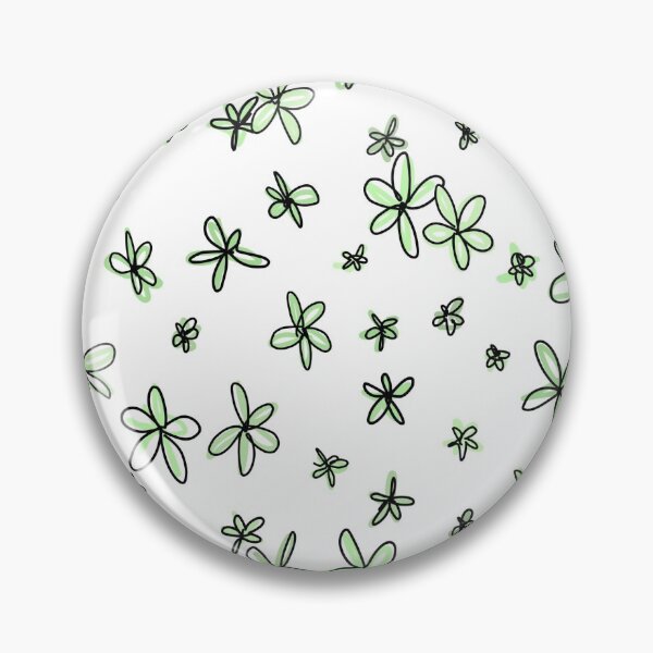 Item preview, green flowers  designed and sold by aribalcombe.