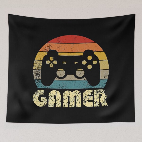 Item preview, Vintage Retro Gamer Video Game Player Boys Teens Men T-Shirt designed and sold by NartuSorts.