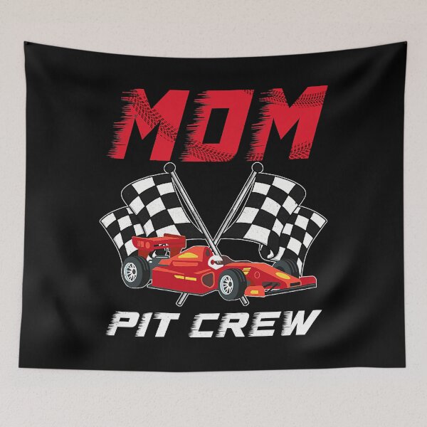 Artikelvorschau, Rennwagen-Geburtstagsparty für Damen Rennsport-Familie Mama Boxencrew T-Shirt entworfen und verkauft von NartuSorts.