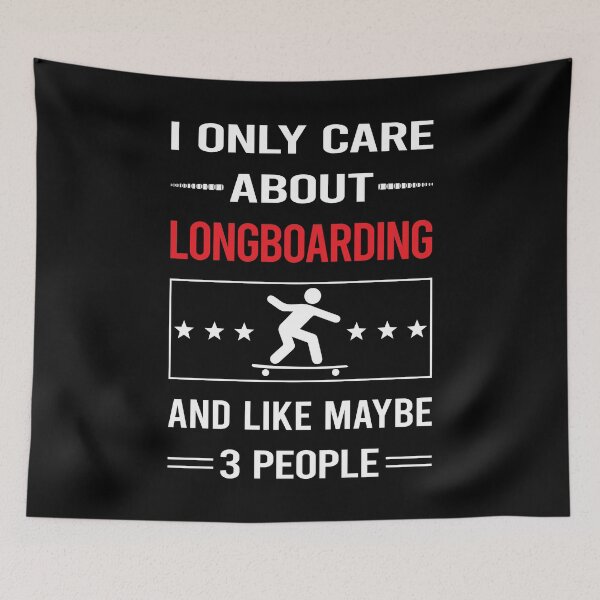 Item preview, Funny 3 People Longboarding Longboard Longboarder designed and sold by FifineCroteau.