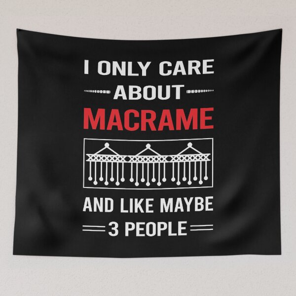 Item preview, Funny 3 People Macrame designed and sold by FifineCroteau.