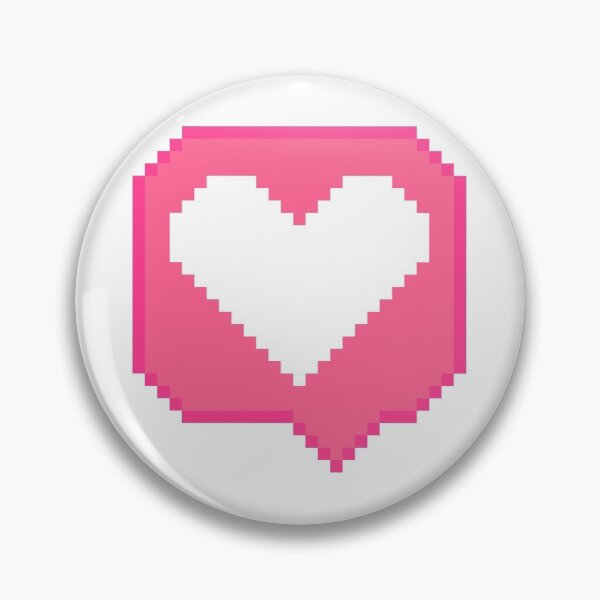 Item preview, Instagram Like Pixel Art designed and sold by Sticker Vibes.