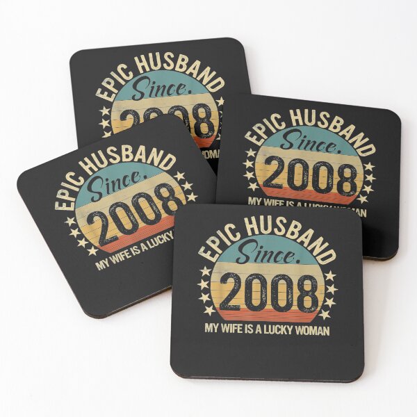 Item preview, Epic Husband Since 2008 - 13th Wedding Anniversary designed and sold by CathyBabson.
