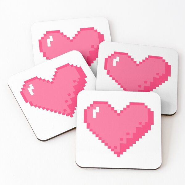 Item preview, Heart Pixel Art Emoji designed and sold by Sticker Vibes.