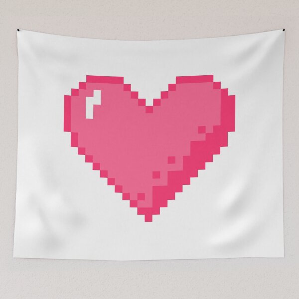 Item preview, Heart Pixel Art Emoji designed and sold by Sticker Vibes.