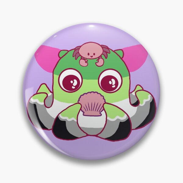 Item preview, Aromantic Pride Dumbo Octopus designed and sold by Lobobird.