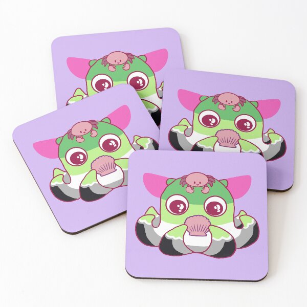 Item preview, Aromantic Pride Dumbo Octopus designed and sold by Lobobird.