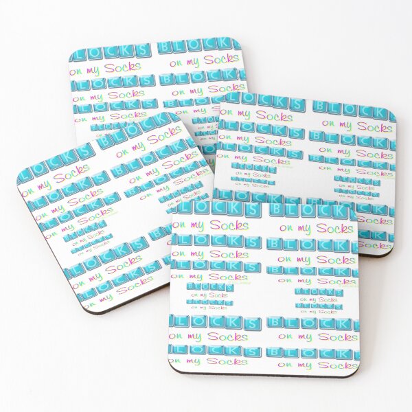 Item preview, Blocks on My Socks designed and sold by kristalcurt.
