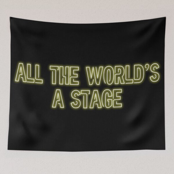 Item preview, All the World's a Stage — Shakespeare designed and sold by neon-d.