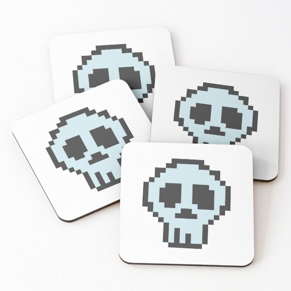 Item preview, Skull Pixel Art Emoji designed and sold by Sticker Vibes.