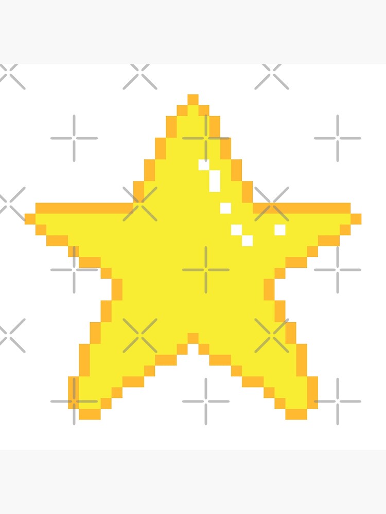 "Star Pixel Art Emoji" Poster for Sale by AbeyOye | Redbubble