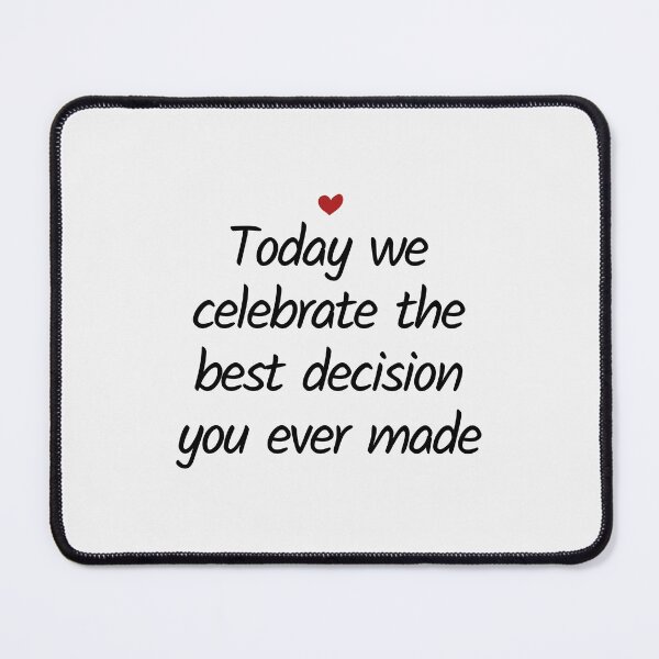 Item preview, Valentines Day Gift For Him, Today We Celebrate The Best Decision You Ever Made, Valentines day gift for boyfriend designed and sold by sofiaspiff.