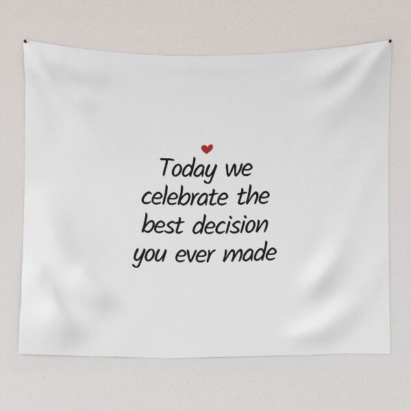 Item preview, Valentines Day Gift For Him, Today We Celebrate The Best Decision You Ever Made, Valentines day gift for boyfriend designed and sold by sofiaspiff.