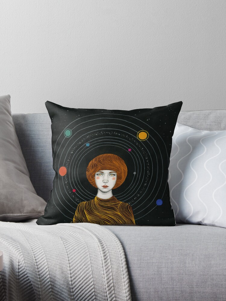 Throw Pillow, Sol designed and sold by SofiaBonati