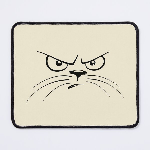 Item preview, Angry Cat Face designed and sold by TeeRock.