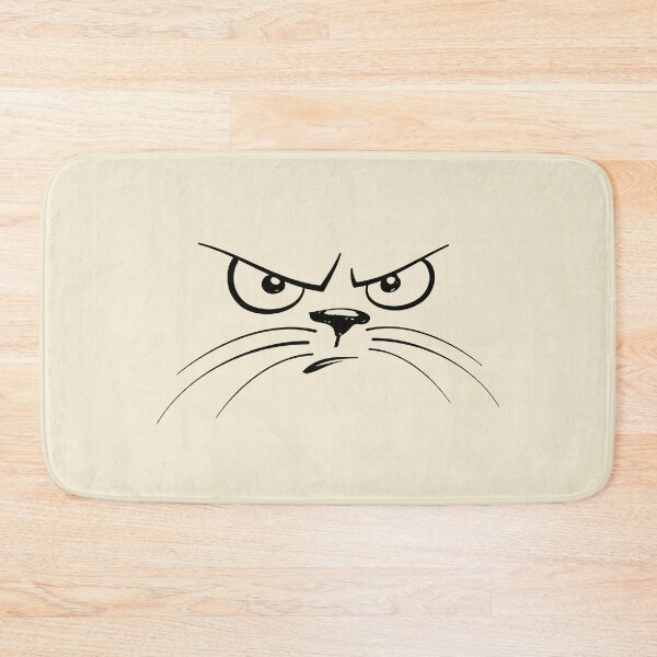 Item preview, Angry Cat Face designed and sold by TeeRock.