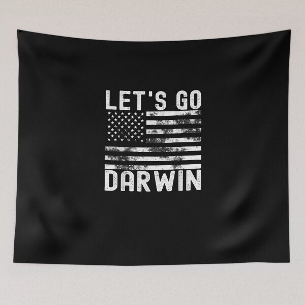 Item preview, Lets Go Darwin Tee Vintage USA Flag Let's Go Darwin designed and sold by nchofoloss.
