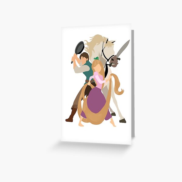 Artikel-Vorschau von TANGLED - Rapunzel, Flynn & Maximus, designt und verkauft von HeyKaela.