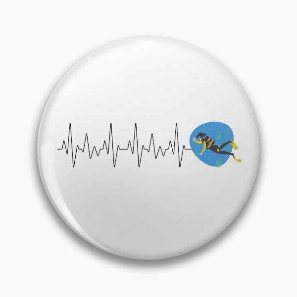 Item preview, Dive Heart Beat | Live to Dive designed and sold by ArtbyJamasin.