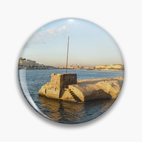 Item preview, Sunshiny Maltese Morning - Wonderiffic Vista from Tigne Point Sliema Malta designed and sold by Georgia Mizuleva.