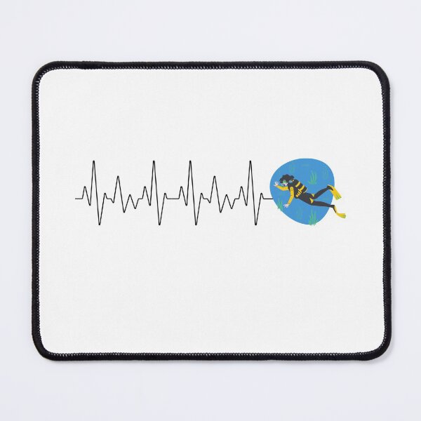 Item preview, Dive Heart Beat | Live to Dive designed and sold by ArtbyJamasin.