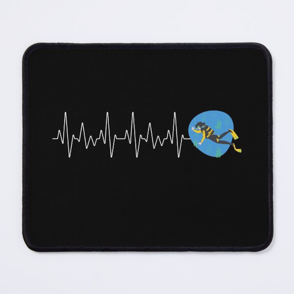 Item preview, Diver Heart Beat | Live to Dive designed and sold by ArtbyJamasin.