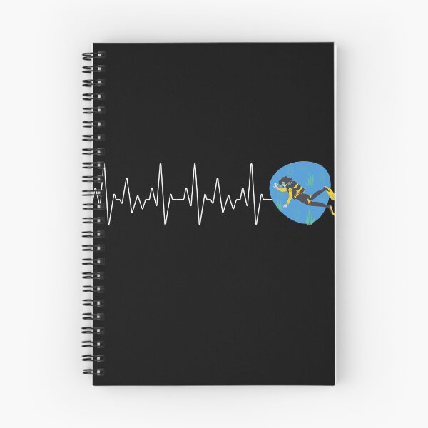 Item preview, Diver Heart Beat | Live to Dive designed and sold by ArtbyJamasin.