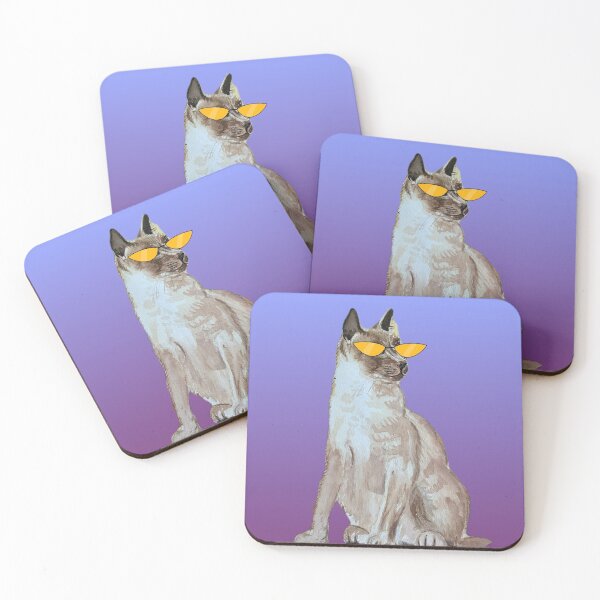 Item preview, Gato con gafas gato designed and sold by Jacinta hunt.