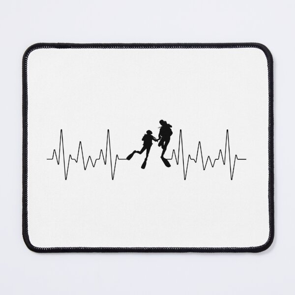 Item preview, Dive Heart Beat | Live to Dive designed and sold by ArtbyJamasin.