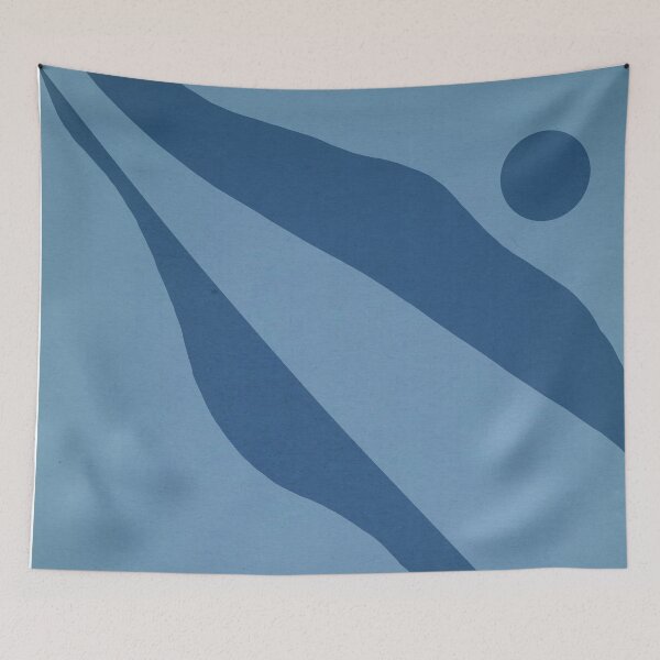 Item preview, Abstract Blue Collage designed and sold by VilaPropuh.