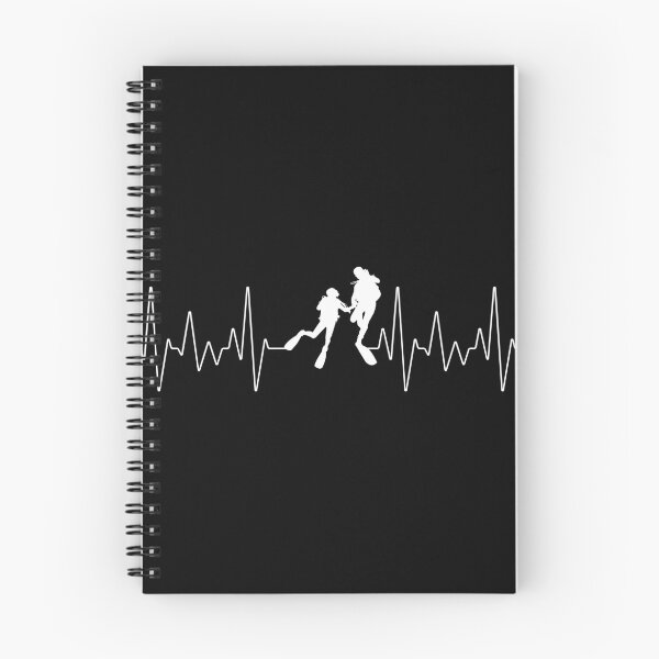 Item preview, Diver Heart Beat | Live to Dive designed and sold by ArtbyJamasin.