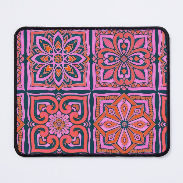 Item preview, Moroccan Tiles - Flamingo designed and sold by AprilAppleArt.