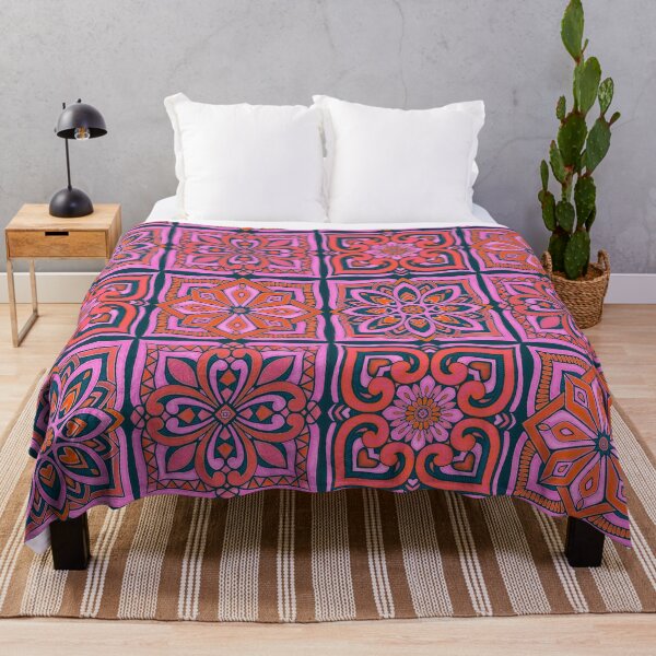 Item preview, Azulejos marroquíes - Flamingo designed and sold by AprilAppleArt.