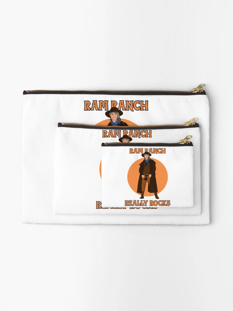 Thumbnail 2 of 4, Zipper Pouch, Ram Ranch Really Rocks designed and sold by Orlandloo.