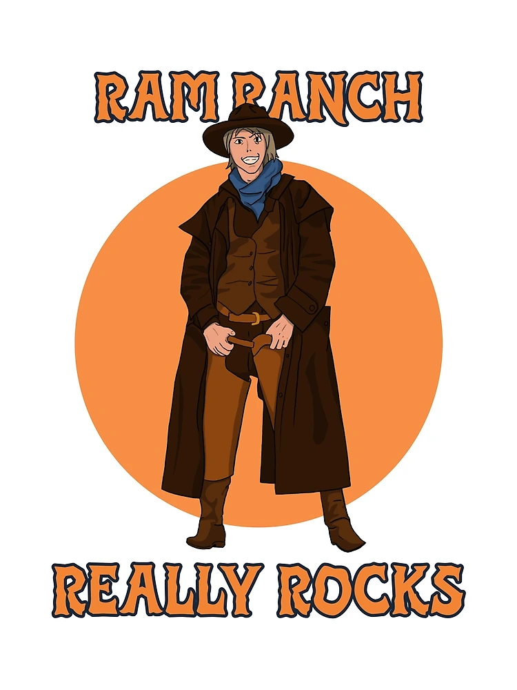 Thumbnail 3 of 3, Scarf, Ram Ranch Really Rocks designed and sold by Orlandloo.