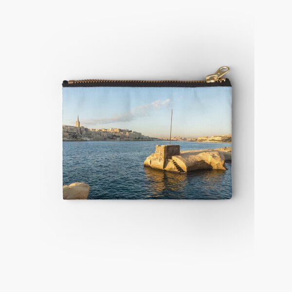 Item preview, Sunshiny Maltese Morning - Wonderiffic Vista from Tigne Point Sliema Malta designed and sold by Georgia Mizuleva.