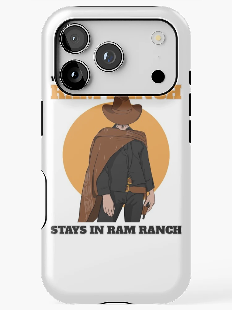 Thumbnail 1 of 4, iPhone Case, Ram Ranch Really Rocks | What Happens In Ram Ranch Stays In Ram Ranch designed and sold by Orlandloo.