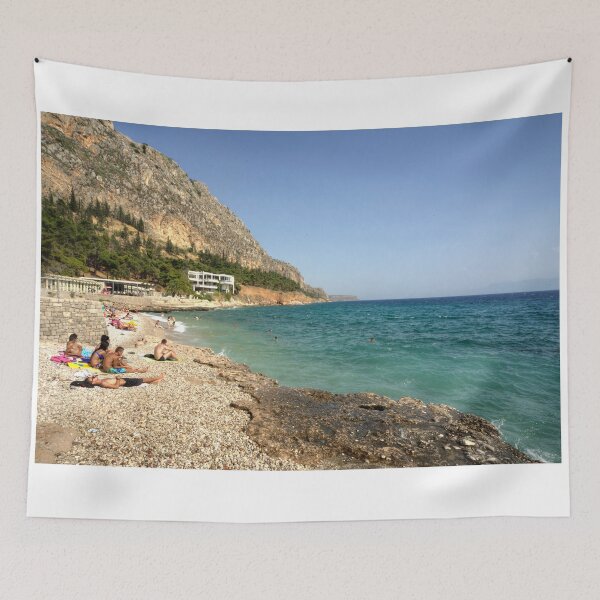 Item preview, The beach at Nafplion  designed and sold by hawkie.