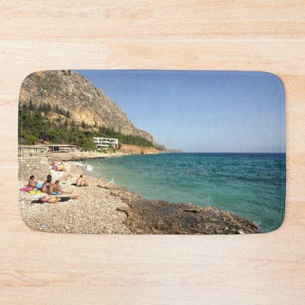 Item preview, The beach at Nafplion  designed and sold by hawkie.