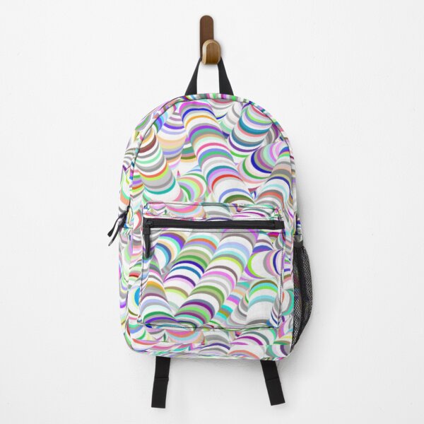 Item preview, colorful circles abstract psychedelic art rainbow designed and sold by Design Repo.