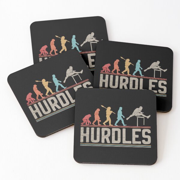 Item preview, Hurdles Evolution of Man Vintage Track & Field Hurdler designed and sold by grinta2021.