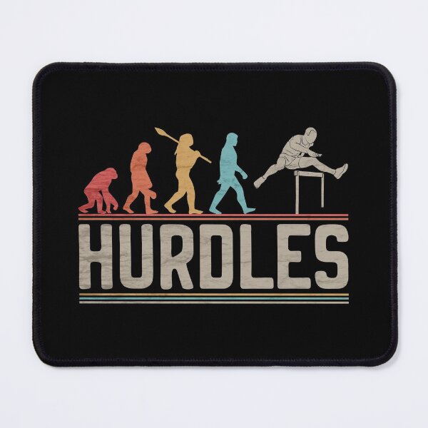 Item preview, Hurdles Evolution of Man Vintage Track & Field Hurdler designed and sold by grinta2021.