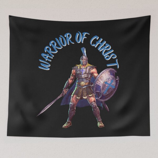 Item preview, Warrior of Christ designed and sold by Tripp Art Studio.