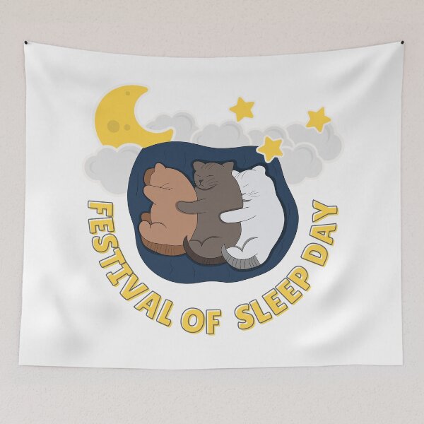 Item preview, Cute Festival of Sleep Day designed and sold by mschubbybunny.
