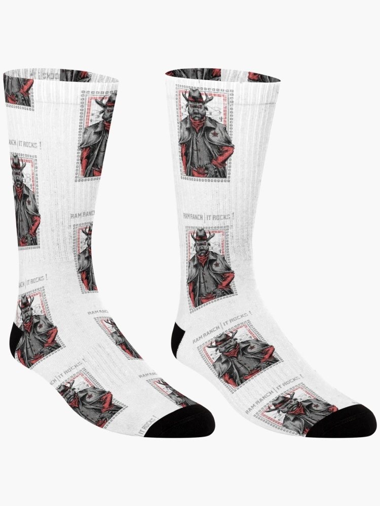 Thumbnail 3 of 5, Socks, Ram Ranch - It Rocks designed and sold by Orlandloo.