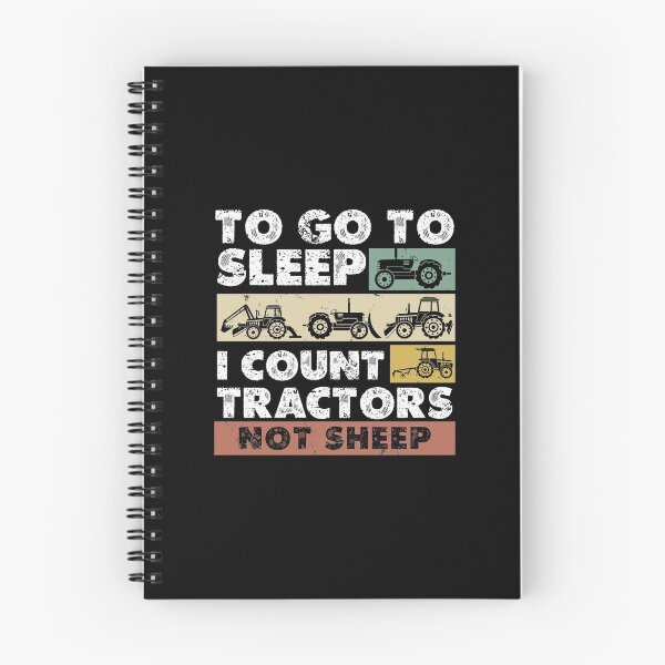 Item preview, To Go To Sleep I Count Tractors Not Sheep designed and sold by StrongShirts.