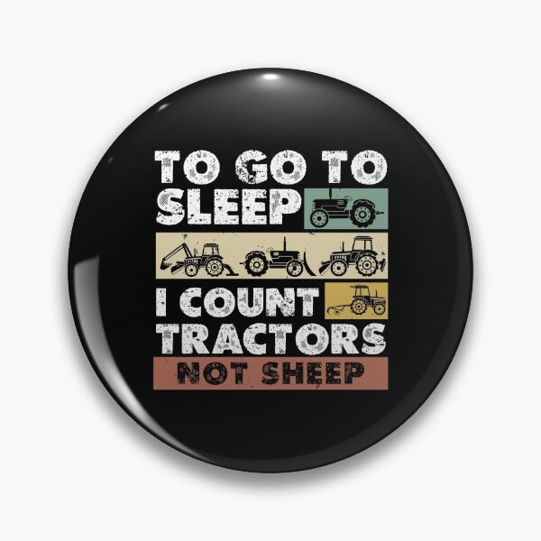 Item preview, To Go To Sleep I Count Tractors Not Sheep designed and sold by StrongShirts.